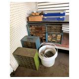 Parts cabinets and hardware
