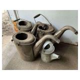 Vintage oil cans