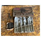 Wilde punch set a couple with damage, drill bits