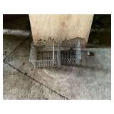 Pair of wire gym baskets