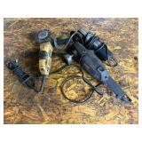 DeWalt 4 1/2" angle grinder, Chicago Pneumatic 4 1/2" angle grinder