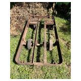 Railroad cart frame