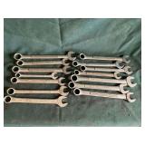 Assorted Craftsman combination wrenches