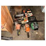 Stihl, Hitachi and Homelite used chainsaws
