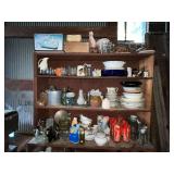 Assorted glassware and collectibles