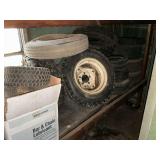 Lawn mower tires and wheels