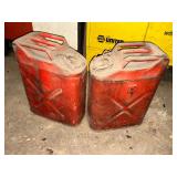 Pair of Jerry gas cans