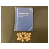 Lincoln penny album, not complete
