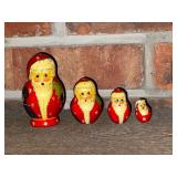 Nesting Santa doll, 4 pieces