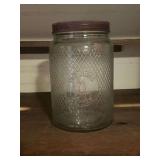 Old Judge coffee jar with lid