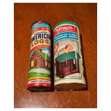Playskool Lincoln logs and Square American logs