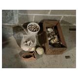Collection of sea shells, and other