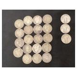 1929, 1926 and 1930-S Standing Liberty quarter fine