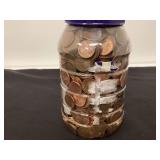 Jar of pennies
