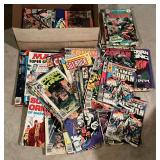 Mad magazine, comic books, Star Wars, Little Lulu, Tarzan, Marvel, DC, etc.