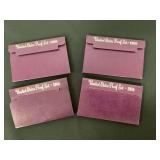 U.S. Proof Sets in plastic presentation sleeves