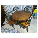 Farm style table and 4 chairs