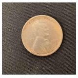 1909-S VDB Lincoln penny, very fine