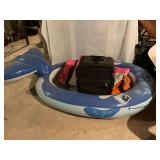 Inflatable whale baby swimming pool