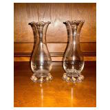 Pair of Candlewick bud vases