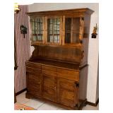 Ethan Allen two-piece china hutch
