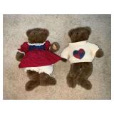 Pair of 1992 Commonwealth teddy bears