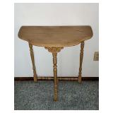 Wooden half table