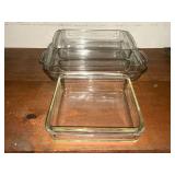 Clear baking dishes, up to 9x13