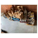 Vintage beer cans