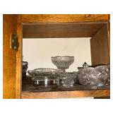 Pressed glass pieces