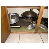 Skillets, wok, baking sheets, cake pans, etc.