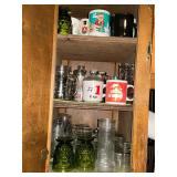Collection of glasses and mugs