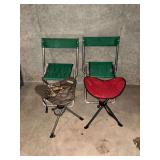 Pair of camping chairs