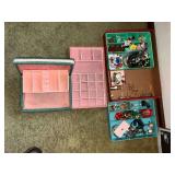Costume jewelry, watches, jewelry boxes, etc.