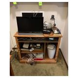 Vizio and HP monitors, telephones, office supplies, keyboard