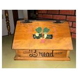 Wooden bread box