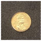 Mini Lincoln cent 1909-1982, marked 14K copy