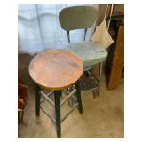 Vintage Ames Maid step stool
