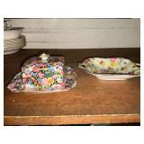 Royal Albert Bone China two-handled dish, 5 1/2" W