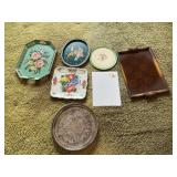 Assorted serving trays