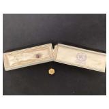 10K stick pin with stone