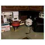 Rival Little Dipper, Black & Decker under the counter coffee pot, Hamilton Beach blender