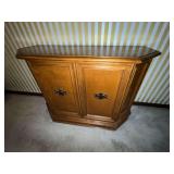 Ethan Allen 2-door hall table