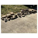 Geodes, rocks, seashells