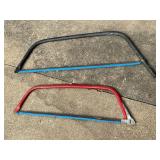 2 bow saws