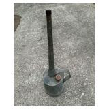 Long neck galvanized oil can