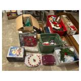 Assortment of Christmas decorations