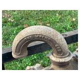 Meyers pump and 2 rubber hoses unknown length.