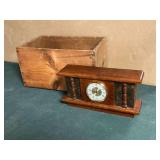 Wooden battery operated clock