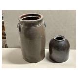 Williams & Ruppert Greensboro brown stoneware jar